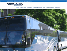 Tablet Screenshot of mitchellmotorcoach.com